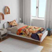 Sarel Group Smackdown Baskılı 3D Tek Kişilik Çarşafsız Nevresim Takımı