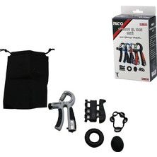 Pileli Store 5pcs El Spor Aletleri Seti El Yayı - Halka - Yumurta - Geçmeli Parmaklık - Yaylı Parmaklık (4887