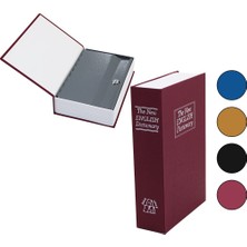 Pileli Store BÜYÜK=240X155X55MM Kitap Modeli Kilitli Kasa - Kumbara (4887)