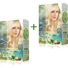Pileli Store 2 Paket Natural Beauty Amonyaksız Saç Boyası 0.1 Platin Sarısı