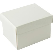 Pileli Store Beyaz Renkli Kapaklı Saat Kutusu