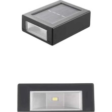 Pileli Store Solar Güneş Enerjili Çift Taraflı Duvar Lambası Çift Taraflı Duvar Lamba Güneş Enerjili