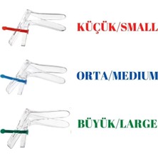 Pileli Store Vaginal Speculum S/m/l - Vajinal Spekülüm 3lü Paket