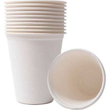 Poopy Akkacup 8 Oz Karton Bardak -Beyaz -200 Adet