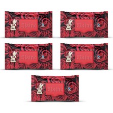 Pileli Store 5 Paket Red Rose Islak Havlu Mendil 90 Adet Kapaklı Gül Kokulu