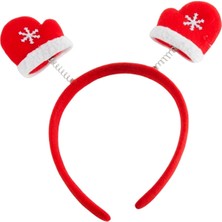 Pileli Store Eldiven Kadife Yılbaşı Taç