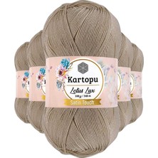 Pileli Store 5 Adet Lotus Lux Bikini Büstiyer Bluz Simli Örgü Ipi K861 Bej