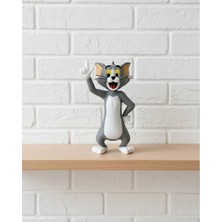 Pileli Store 22 cm Tom Figürü Çizgi Karakter Biblo Koleksiyonluk Dekoratif Obje