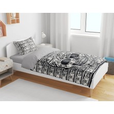 Sarel Group Dolar Baskılı 3D Tek Kişilik Çarşafsız Nevresim Takımı