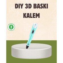 Pileli Store Abs ve Pla Filament Destekli 3D Yazıcı Kalem