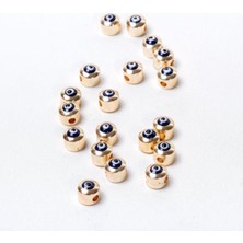 Pileli Store Delikli Nazar Boncuklu Metal Ara Aparat