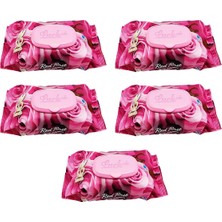 Pileli Store 5 Paket Red Rose Islak Havlu Mendil 90 Adet Kapaklı Gül Kokulu
