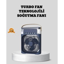 Pileli Store Sessiz Çalışan Turbo Fan Güçlü Hava Akışlı Masa Üstü Vantilatör