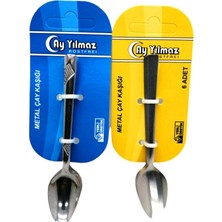 Pileli Store 6 Parça  Metal Çay Kaşık (4887)