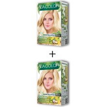 Pileli Store 2x2 Tüp Krem Saç Boyası Seti Sedef Sarı No:10.0