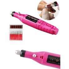 Pileli Store Elektrikli Profesyonel Manikür Pedikür Seti Değiştirilebilir Başlık Seçeneği