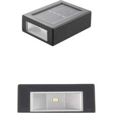 Pileli Store Solar Güneş Enerjili Çift Taraflı Duvar Lambası Çift Taraflı Duvar Lamba Güneş Enerjili