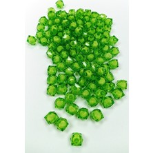 Pileli Store Küp Boncuk Içten Boncuklu Bileklik Çanta Boncuğu 10 mm 50 gr Yeşil - BNC450