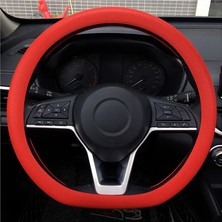 Pileli Store Silikon Direksiyon Kılıfı Kırmızı