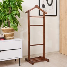 Just Home Tek Tepeli Dilsiz Uşak - Ceviz - 120 cm