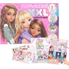 Topmodel Xxl Aktivite Kitabı 42X30 cm | Boyama Defter, Sticker, Bulmaca | Kız Çocuk