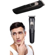 Pileli Store Ense Kesme Makinesi Şarjlı Saç Sakal Tıraş Makinesi Taşınabilir