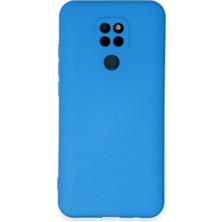 Pileli Store  General Mobile Gm 20 Kılıf Nano Içi Kadife Silikon - Mavi