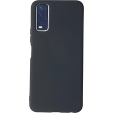 Pileli Store  Vivo Y11S Kılıf Nano Içi Kadife Silikon - Gri