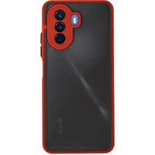 Pileli Store  Huawei Nova Y70 Kılıf Montreal Silikon Kapak - Kırmızı
