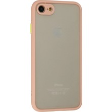 Pileli Store  iPhone 7 Kılıf Montreal Silikon Kapak - Pembe