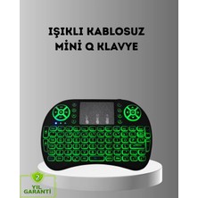 Pileli Store LED Işıklı Q Klavye – Touchpad, Numerik Tuş Takımı ve Multimedya Kısayolları