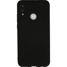 Pileli Store  Huawei P Smart 2019 Kılıf Nano Içi Kadife Silikon - Siyah
