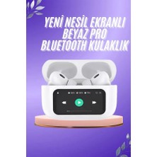 Pileli Store Dokunmatik Ekranlı Anc/enc Yeni Nesil Pro Bluetooth Kulaklık Dokunmatik Ekran