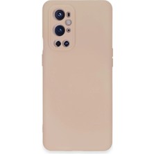Pileli Store  One Plus 9 Pro Kılıf Nano Içi Kadife Silikon - Pudra