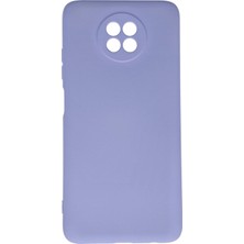 Pileli Store  Xiaomi Redmi Note 9 5g Kılıf Nano Içi Kadife Silikon - Lila