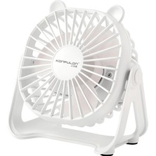 Pileli Store Konfulon FS23 Masaüstü Soğutma Fanı - Beyaz