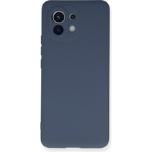 Pileli Store  Xiaomi Mi 11 Kılıf Nano Içi Kadife Silikon - Gri