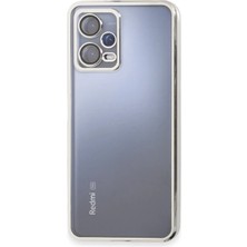 Pileli Store  Xiaomi Redmi Note 12 5g Kılıf Razer Lensli Silikon - Gümüş