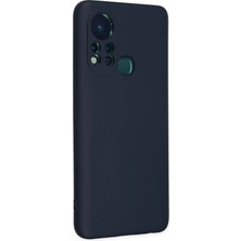 Pileli Store  Infinix Hot 11S Kılıf Nano Içi Kadife Silikon - Lacivert
