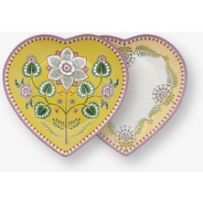 Pip Studio Lily & Lotus Sarı Porselen Servis Tabağı 21,5 cm