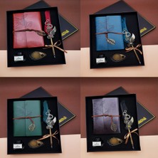 Pileli Store Mürekkepli Kalem Defter Seti