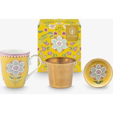 Pip Studio Lily & Lotus Sarı Porselen Kupa Seti 350 ml