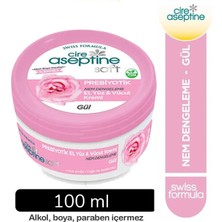 Cire Aseptine Soft Gül Özlü Nem Dengeleyici , Besleyici Prebiyotikli Krem 100 ml
