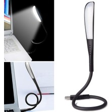 Pileli Store  USB Girişli 14 Ledli 3 Kademeli Dokunmatik Masa/kitap Okuma Lambası Ledi Siyah