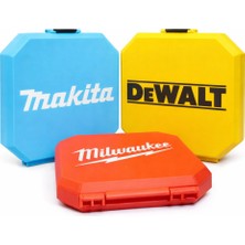Yapı3D Kapaklı Zımpara Disk Kutusu Organizer – Sert Plastik Dayanıklı Saklama Kutusu | Makita Dewalt Milwaukee Uyumlu | Çok Renk Seçenekli