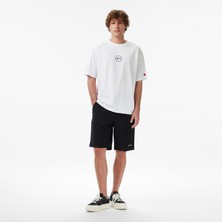 United4 Unıted4 Slim Fit Erkek Siyah Şort.sıyah
