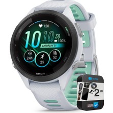 Garmin 010-02810-04 Forerunner 265S Gps Akıllı Saat Whitestone/neo Tropic | Resmi Abd Ortak Modeli | Sche With 2 Yr Cps Advancedd Protection Pack