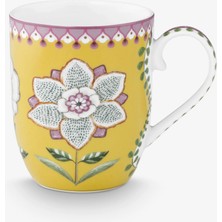 Pip Studio Lily & Lotus Sarı Porselen Kupa 145 ml
