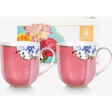Pip Studio Royal Pembe Porselen Kupa Seti 200 ml