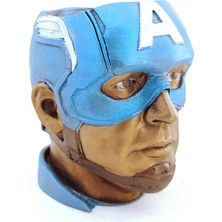 Pileli Store Polyester Kaptan Amerika Kalemlik